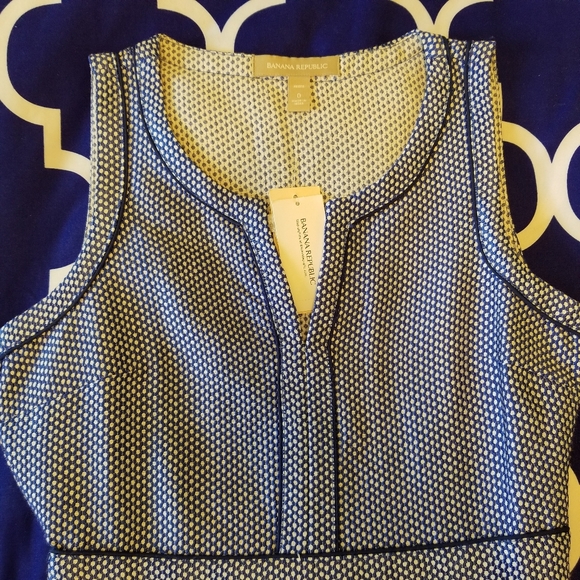 Banana Republic Sleeveless Peplum Polka Dot Top - Picture 4 of 10